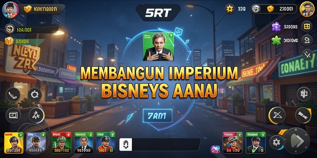 Tampilan gameplay 5RT yang menawan dan penuh strategi.