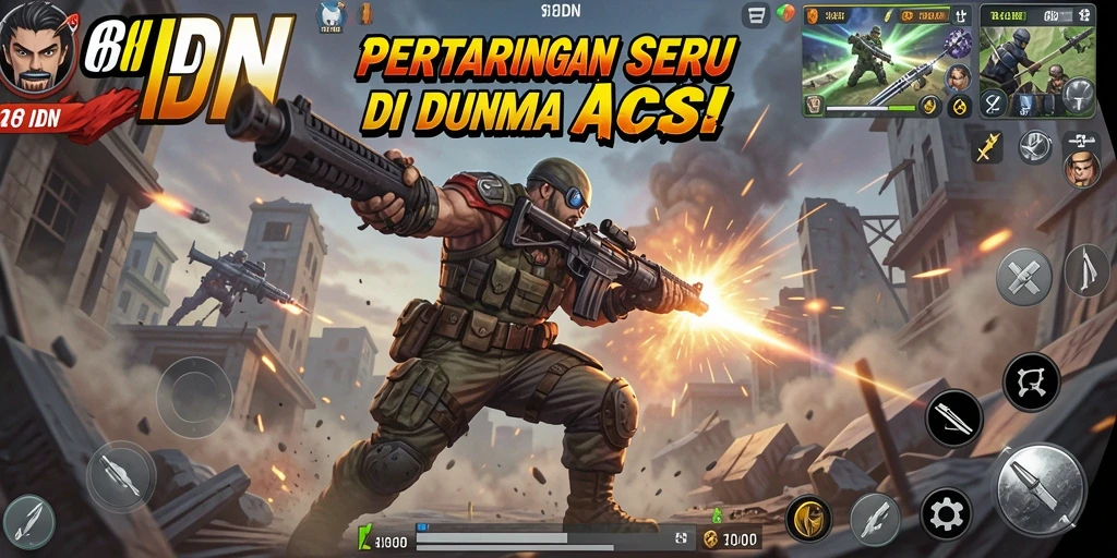 Tangkapan layar gameplay 68IDN dengan aksi seru dan intens.
