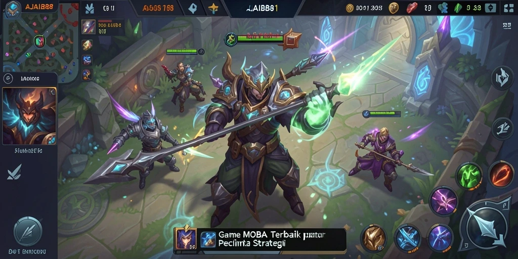 Tampilan gameplay seru dan strategi dalam AJAIB88.