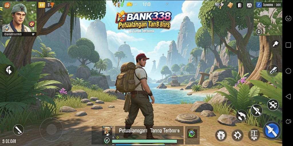 Tangkapan layar menampilkan petualangan eksplorasi dunia terbuka yang menakjubkan.
