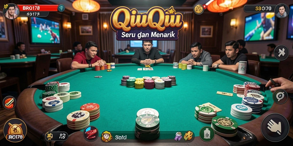 Gameplay seru BRO178 QiuQiu dengan fitur interaktif.