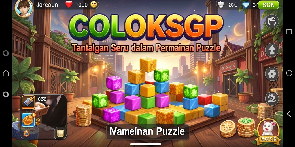 Tampilan gameplay COLOKSGP yang menarik dan menantang.