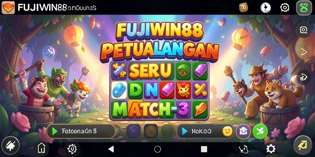 Tampilan gameplay seru dan menantang di FUJIWIN88