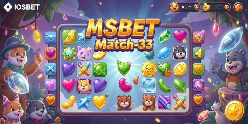 Tampilan gameplay IOSBET yang menarik dan menantang dalam kategori Match-3.