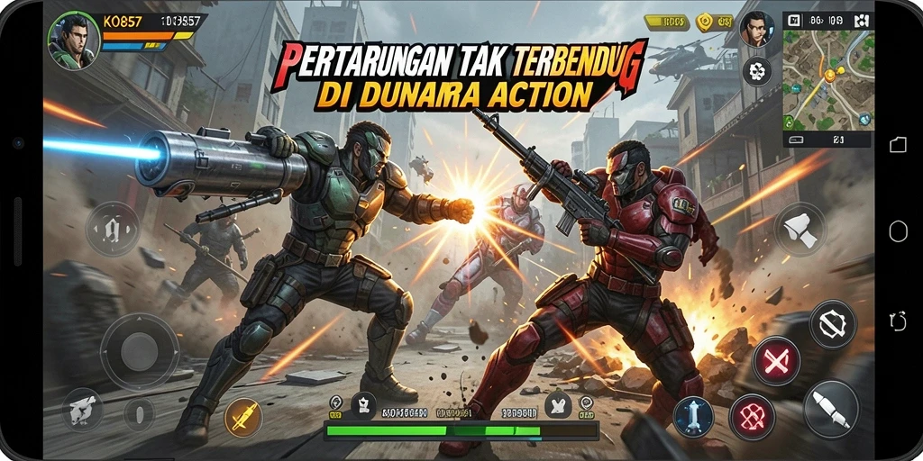 Gameplay seru dengan pertarungan yang mendebarkan dan grafis menawan.