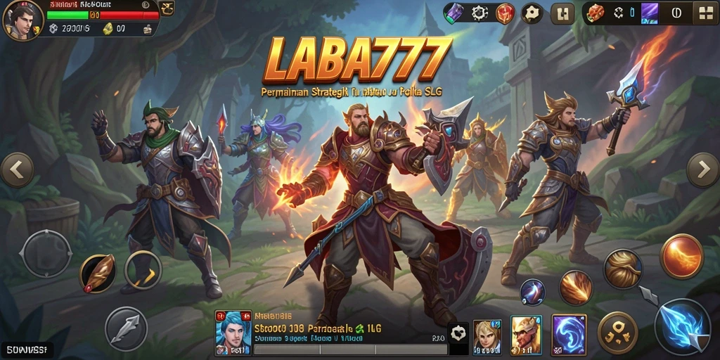 Tampilan gameplay SLG yang mendebarkan dalam LABA777.