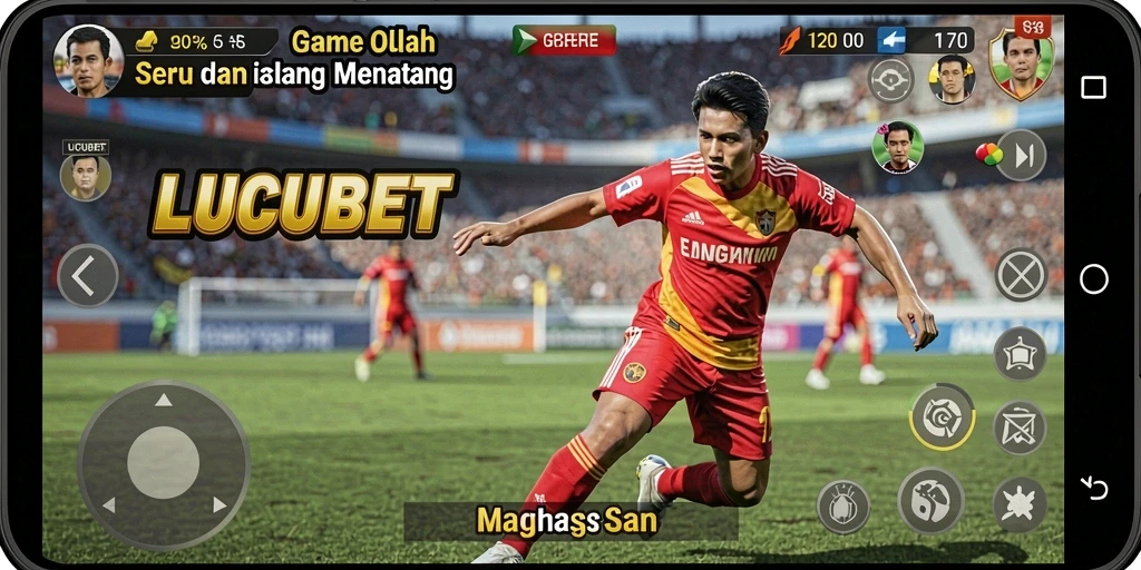 Tampilan gameplay LUCUBET yang memukau dalam kompetisi olahraga.