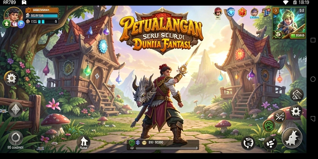 Screenshot gameplay RR789 menampilkan aksi petualangan yang mendebarkan.