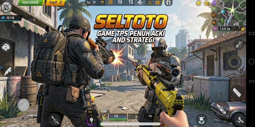 Gameplay seru dalam pertempuran TPS di SELTOTO.