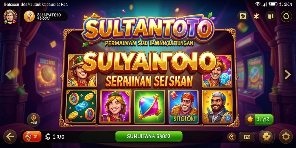 Tampilan gameplay SULTANTOTO yang seru dan menarik.
