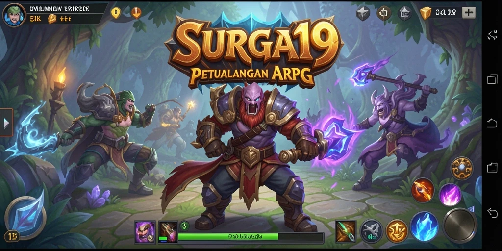 Screenshot visual gameplay menakjubkan dari SURGA19.