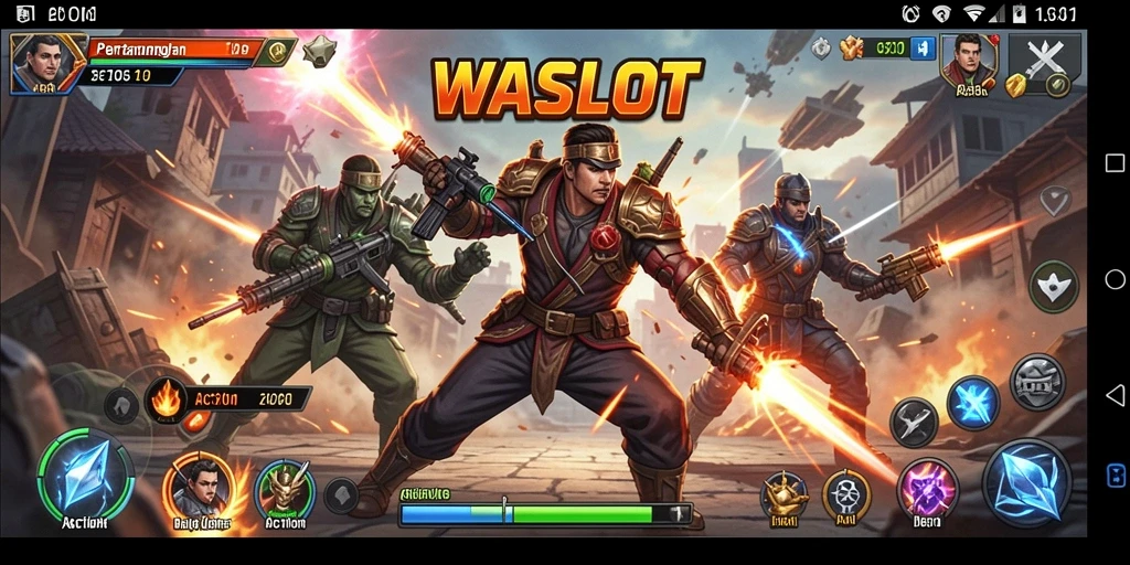 Tampilan gameplay WASLOT yang seru dan mendebarkan.