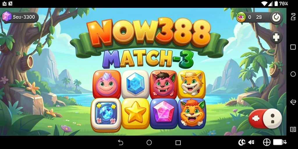Tangkapan layar yang menunjukkan gameplay seru dari WOW388.